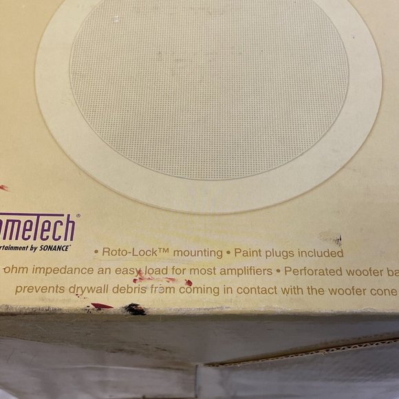 HomeTech - 5-1/4" 2-Way In-Ceiling Speakers (pair) HT502R Open Box - Picture 14 of 14